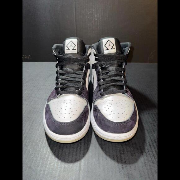 Nike Air Jordan 1 Mid SE 'Diamond' - DH6933-100 - Size 8.5 - Picture 3 of 9